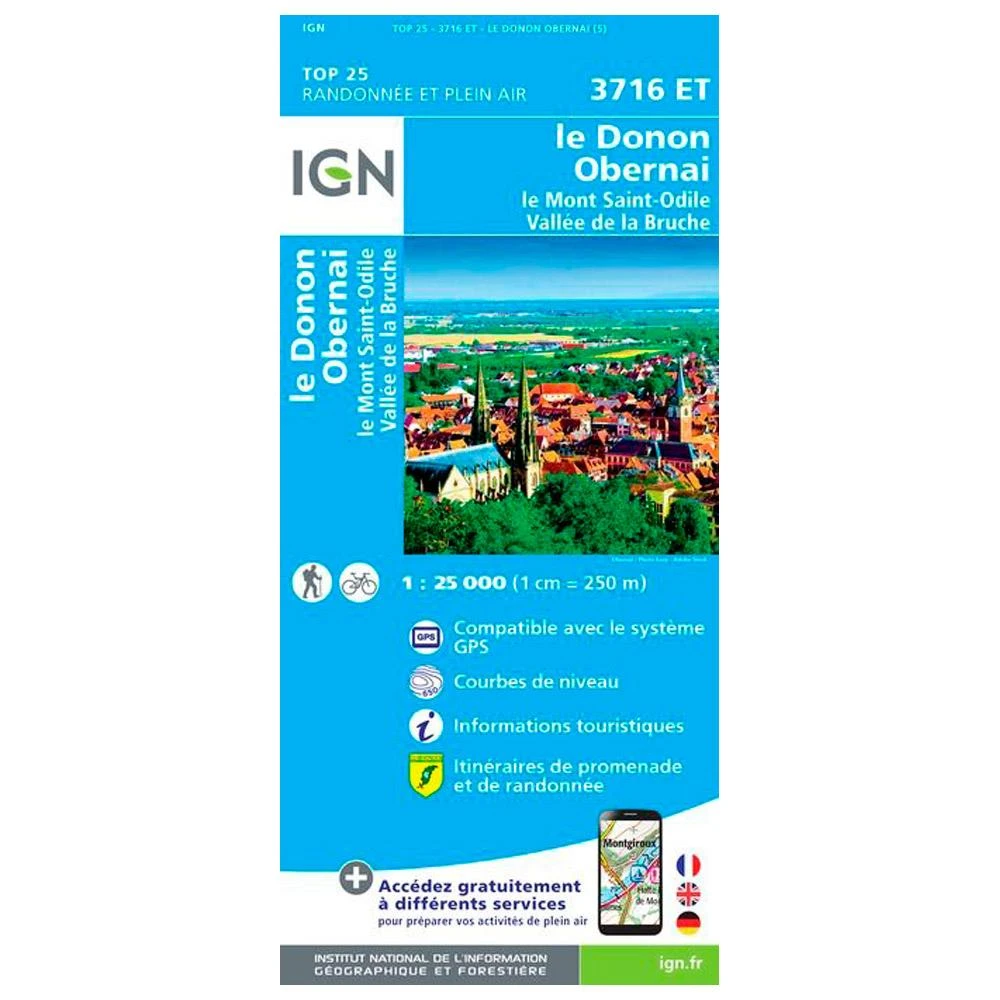 Carte IGN 3716ET Le Donon, Obernai, Le Mont Saint-Odile, Vallée De La Bruche 3 Carte IGN 3716ET Le Donon, Obernai, Le Mont Saint-Odile, Vallée De La Bruche