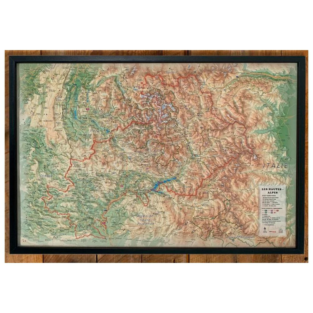 Carte 3D 3DMAP Les Hautes-Alpes 4 Carte 3D 3DMAP Les Hautes-Alpes – Image 2