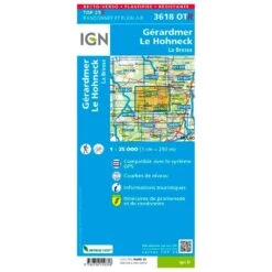 Carte IGN 3618OTR Gérardmer, Le Hohneck, La Bresse - Résistante -Camping En Plein Air 4958e5f68ecfb568412c071c3a04bf2b587d756f H230IGNBIV355975 0IGN0211172 2