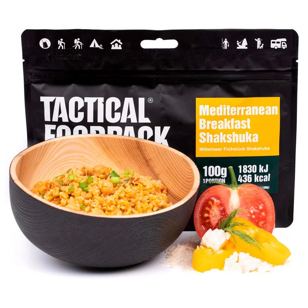 Repas Lyophilisé Tactical Foodpack Petit Déjeuner Méditerranéen Shakshuka 100g 4 Repas Lyophilisé Tactical Foodpack Petit Déjeuner Méditerranéen Shakshuka 100g – Image 2
