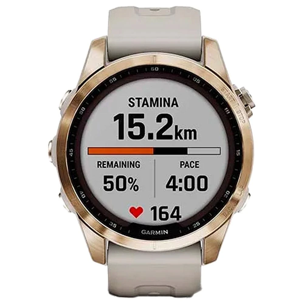 Montres GPS Garmin Fenix 7S Sapphire Solar Edition Cream Light Gold Titan 8 Montres GPS Garmin Fenix 7S Sapphire Solar Edition Cream Light Gold Titan – Image 6