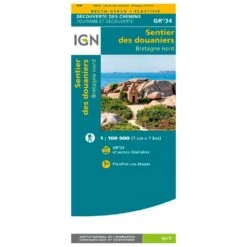 Carte IGN Le Sentier Des Douaniers Bretagne Nord