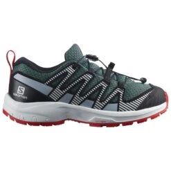 Chaussures De Randonnée Salomon Xa Pro V8 J Stormy Weather Zen Blue Goji Berry