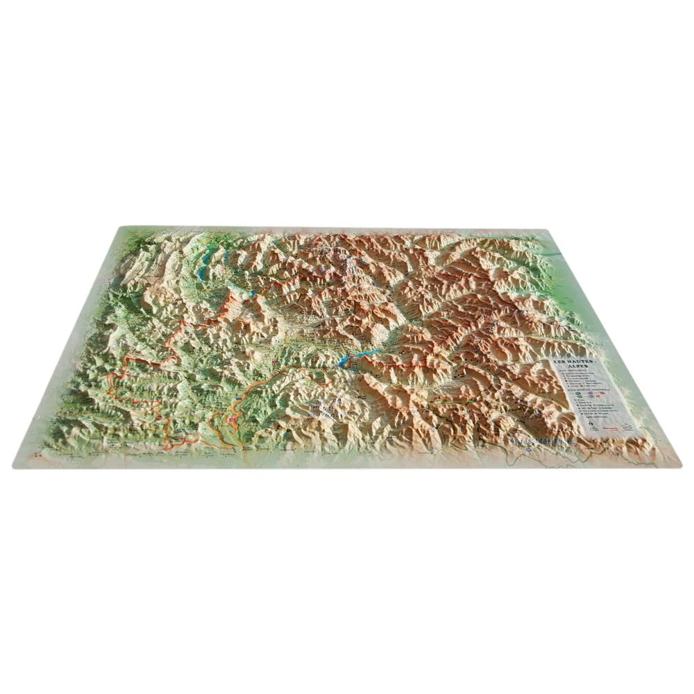 Carte 3D 3DMAP Les Hautes-Alpes 3 Carte 3D 3DMAP Les Hautes-Alpes