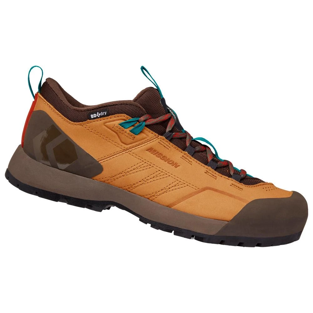 Chaussures D'approche Black Diamond Mission Lthr Low Wp Amber Cafe Brown 4 Chaussures D'approche Black Diamond Mission Lthr Low Wp Amber Cafe Brown – Image 2