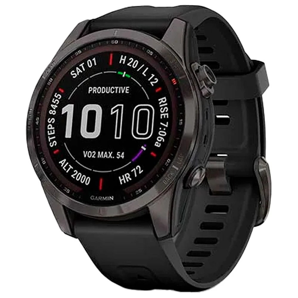 Montres GPS Garmin Fenix 7S Sapphire Solar Edition Carbon Gray Black 3 Montres GPS Garmin Fenix 7S Sapphire Solar Edition Carbon Gray Black