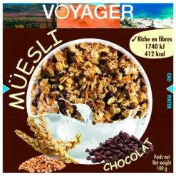 Repas Lyophilisé Voyager Muesli Au Chocolat