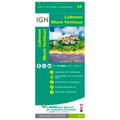 Carte IGN Luberon Mont Ventoux