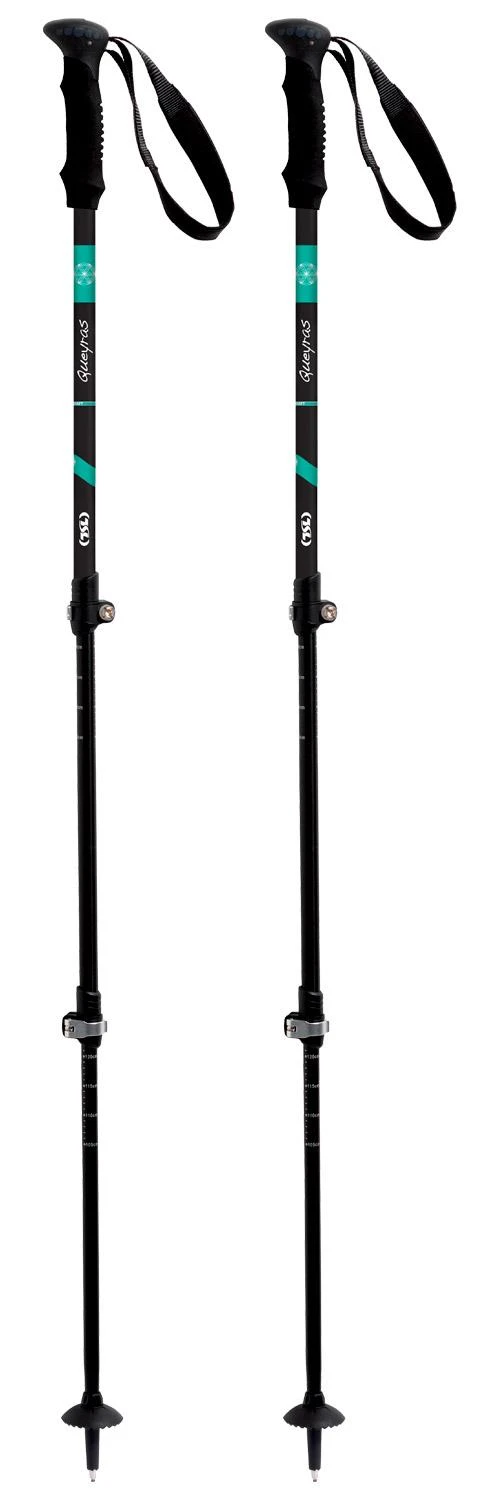 Bâton TSL Country Alu 3 Light Queyras 63-135cm Black Green 3 Bâton TSL Country Alu 3 Light Queyras 63-135cm Black Green