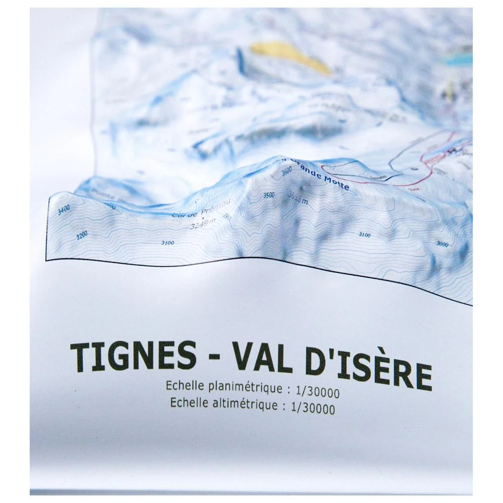 Carte 3D Deniveles Carte Des Pistes Tignes - Val D'isere 11 Carte 3D Deniveles Carte Des Pistes Tignes - Val D'isere – Image 9