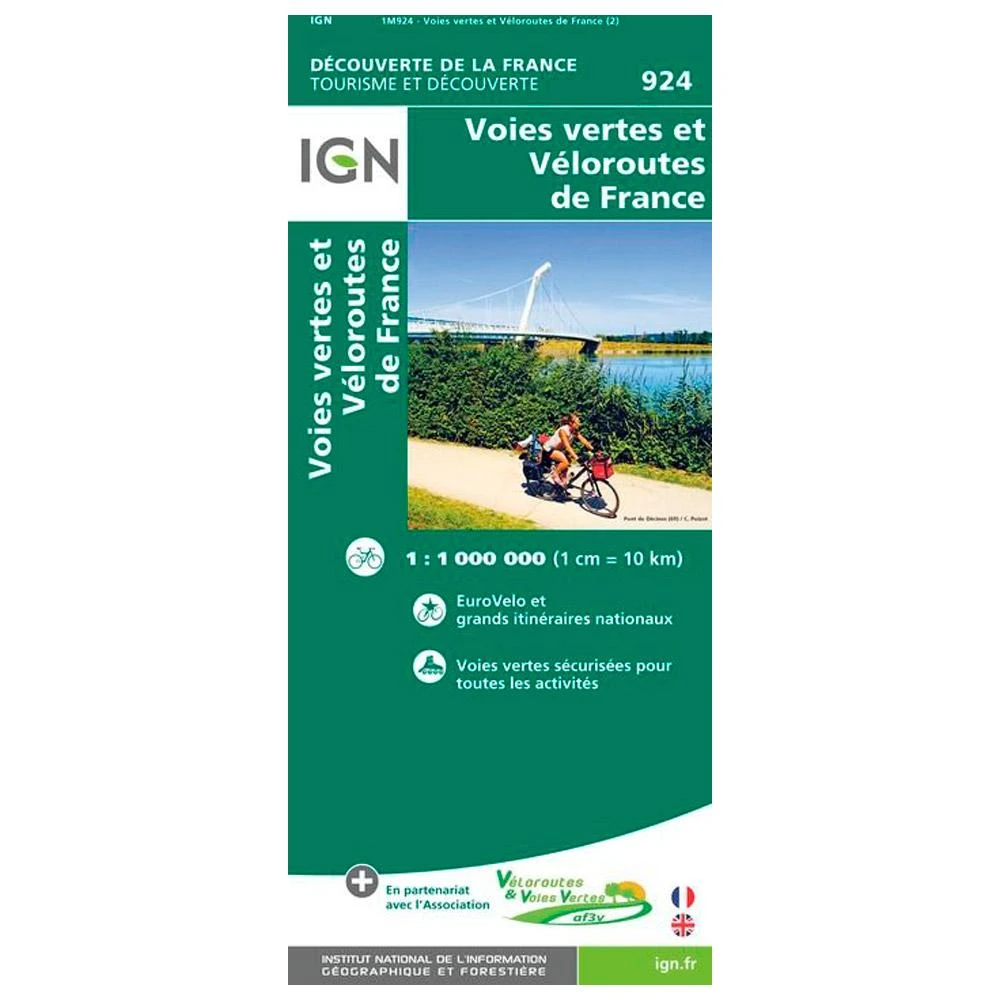 Carte IGN 924 Voies Vertes Et Veloroutes De France 3 Carte IGN 924 Voies Vertes Et Veloroutes De France