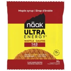 Barre Energétique Naak Ultra Energy Waffles Sirop D'Erable