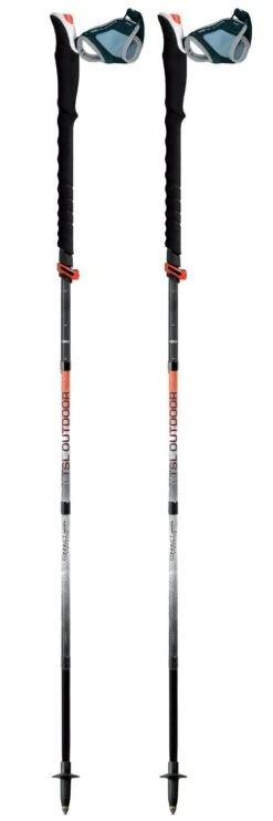 Bâton TSL Connect Carbon 5 Cross Standard Grey Orange