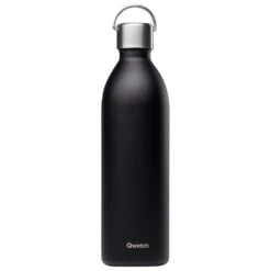 Gourde Qwetch Bouteille Isotherme Active 1L Matt Noir
