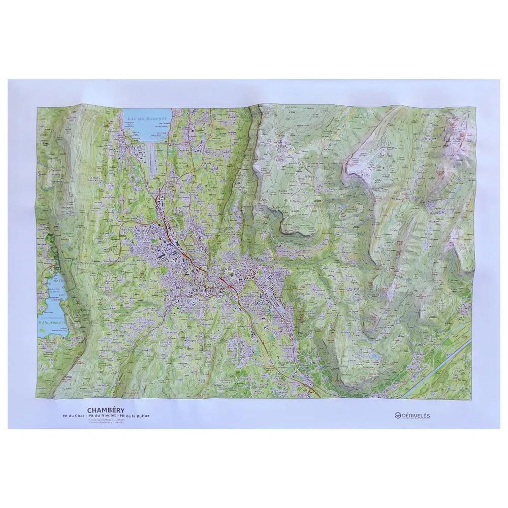 Carte 3D Deniveles Chambery 3 Carte 3D Deniveles Chambery