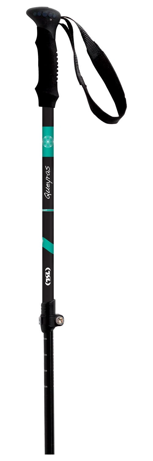 Bâton TSL Country Alu 3 Light Queyras 63-135cm Black Green 4 Bâton TSL Country Alu 3 Light Queyras 63-135cm Black Green – Image 2