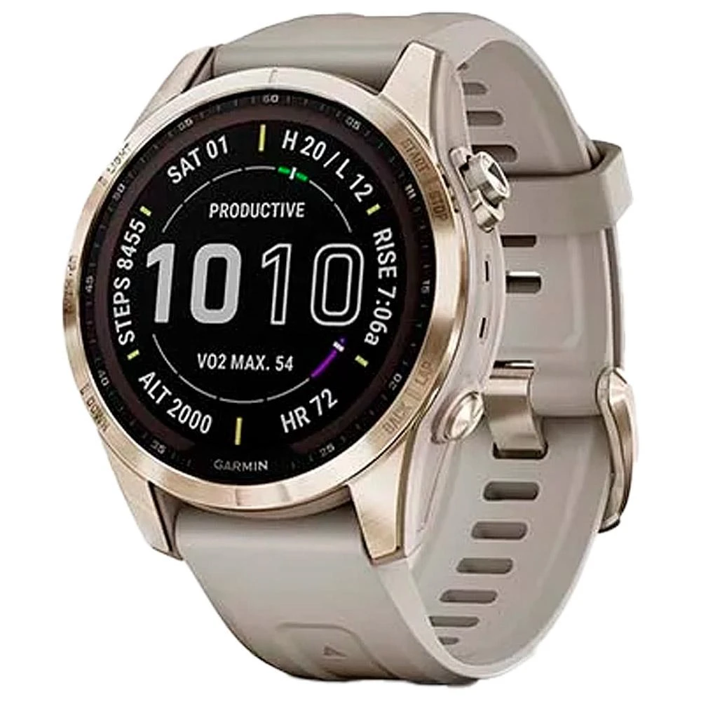 Montres GPS Garmin Fenix 7S Sapphire Solar Edition Cream Light Gold Titan 3 Montres GPS Garmin Fenix 7S Sapphire Solar Edition Cream Light Gold Titan