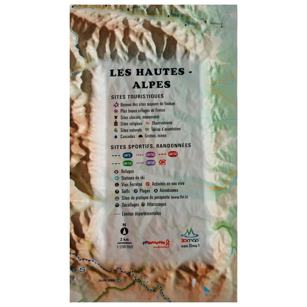 Carte 3D 3DMAP Les Hautes-Alpes 5 Carte 3D 3DMAP Les Hautes-Alpes – Image 3