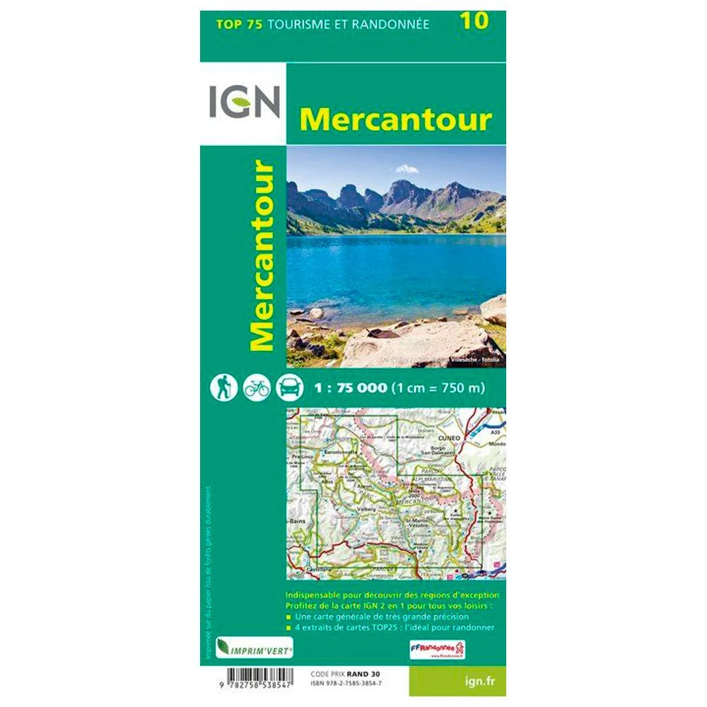 Carte IGN Mercantour 4 Carte IGN Mercantour – Image 2