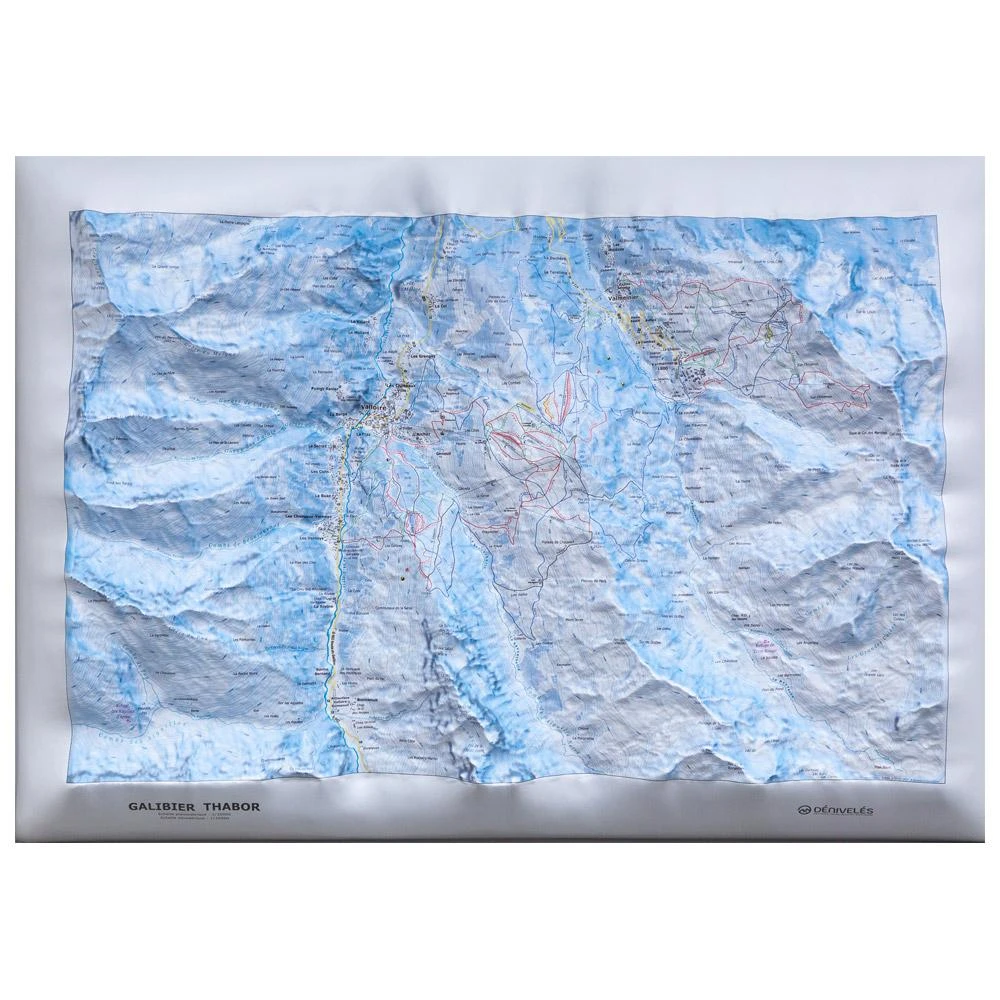 Carte 3D Deniveles Domaine Galibier-Thabor (Winter) 3 Carte 3D Deniveles Domaine Galibier-Thabor (Winter)