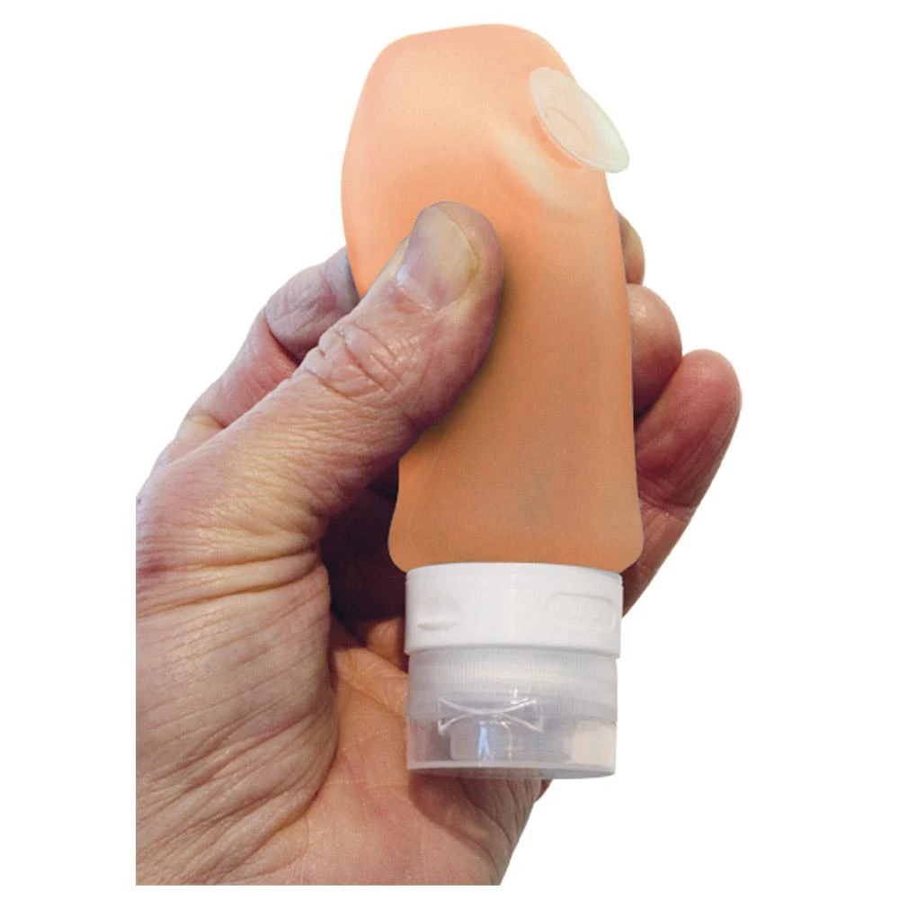 Flacon Hygiene Travel Safe Squeeze Bottle 90ml Orange 4 Flacon Hygiene Travel Safe Squeeze Bottle 90ml Orange – Image 2